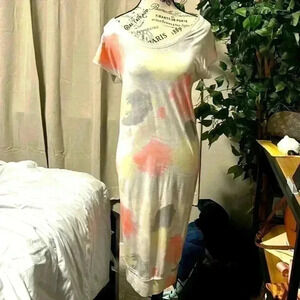 DKNY watercolor dress